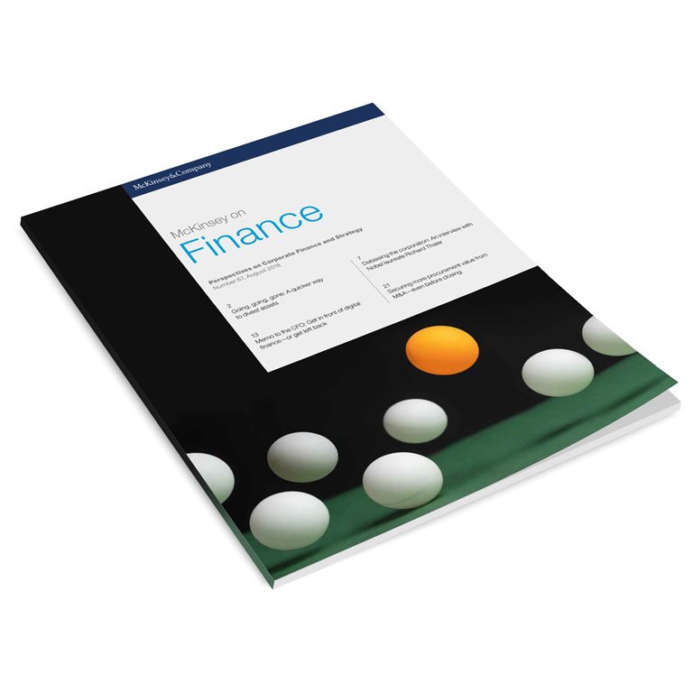 McKinsey on Finance, Number 67 Strategy & Corporate Finance McKinsey & Company